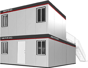 Modular trailer buildings in Alberta