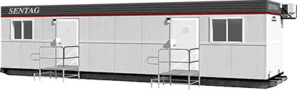 Edmonton trailer from Sentag for office rental