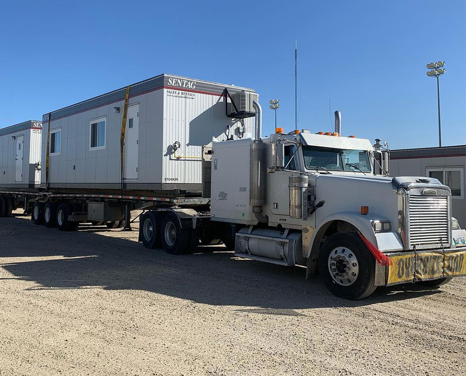 Trailers in Calgary for various Canadian industries