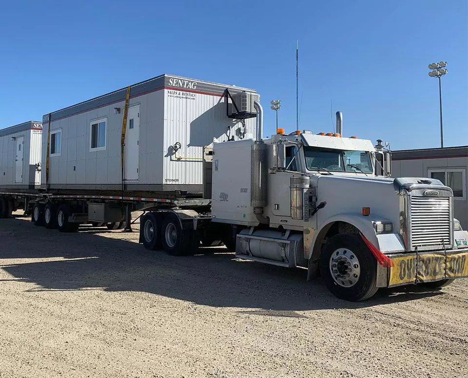 Edmonton Trailer Rentals from Sentag Modular Manufacturing